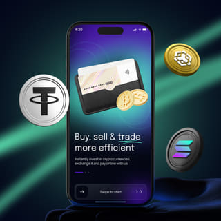 Tind Sparø handelsplatform på en mobil enhed